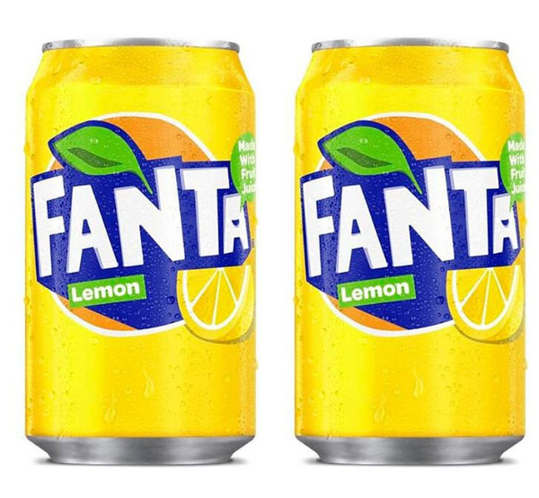 Fanta Газированный напиток Лимон, 330 мл, 2 шт - купить с доставкой по ...