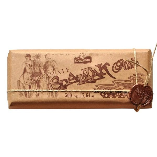 Шоколад Спартак Молочный 500 гр - купить с доставкой по выгодным ценам ...