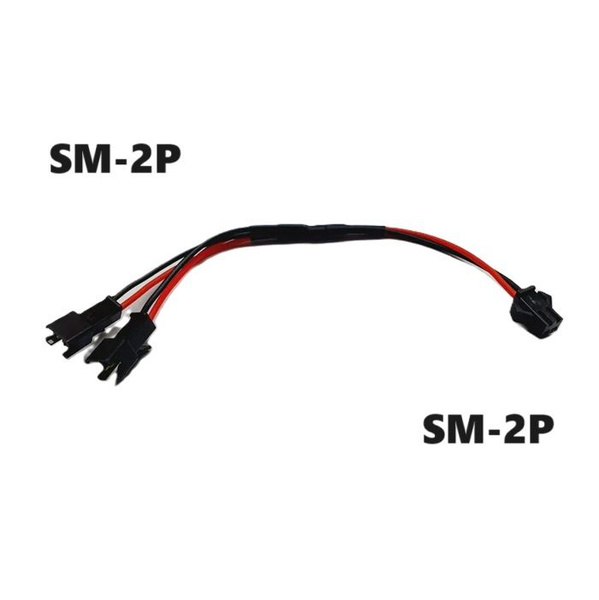 Переходник Y-образный разветвитель SM2.54 JST SM-2p 2P 2pin (папа ...