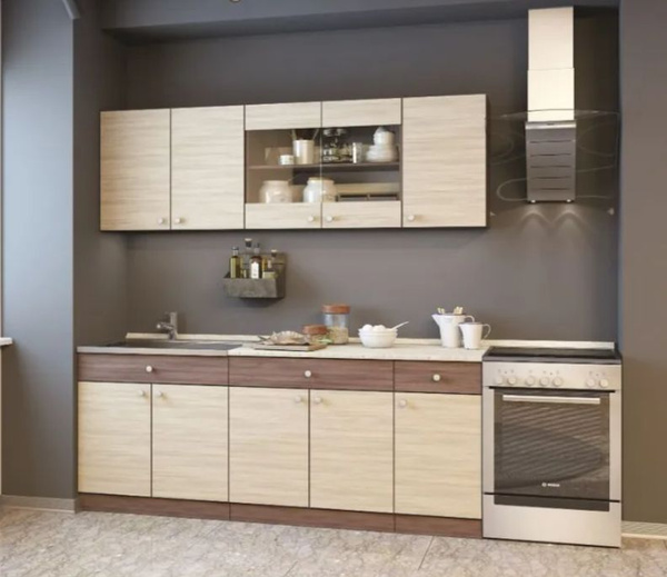 Кухонный гарнитур, кухня, готовый комплект Шимо 2 м Ясень шимо купить ...