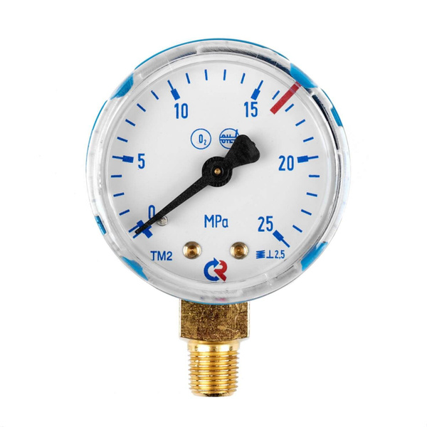 Манометр 25,0 МПа, 1/8 NPT, кислород - купить по выгодной цене в ...