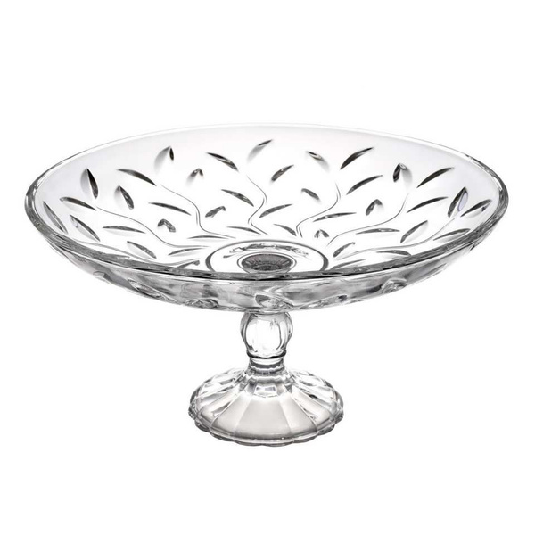 Libbey Selene Glass Footed Cake Stand
