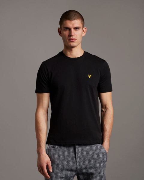 Футболка Lyle & Scott, размер 54, цвет черный, 100% хлопок - купить по ...