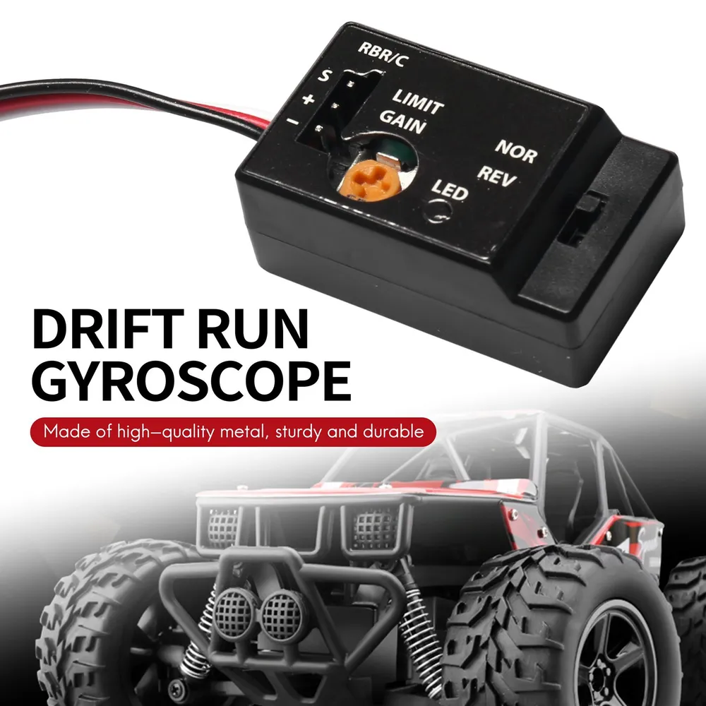 Мини-гироскоп, совместимый с WPL D12 RC Car Drift Racing, легкий дизайн ...