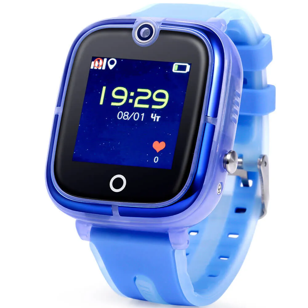 Детские смарт часы Smart Baby Watch Wonlex KT07 синий #1