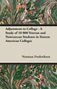 Adjustment to College - A Study of 10 000 Veteran and Nonveteran Students in Sixteen American Colleges - Norman Frederiksen
