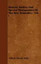 Materia Medica And Special Therapeutics Of The New Remedies - Vol. I - Edwin Moses Hale