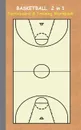 Basketball 2 in 1 Tacticboard and Training Workbook - Theo von Taane