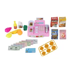 Благодаря набору «Касса» ваш ребёнок получит возможность открыть дома небольшой магазин и даже стать продавцом! Обслуживать  ...