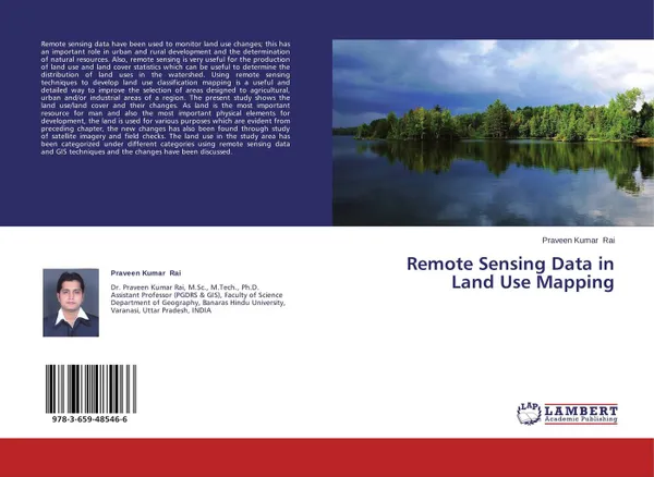 Обложка книги Remote Sensing Data in Land Use Mapping, Praveen Kumar Rai