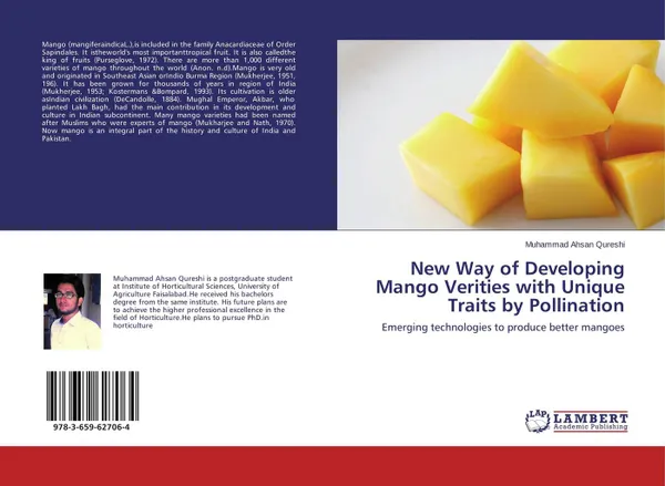 Обложка книги New Way of Developing Mango Verities with Unique Traits by Pollination, Muhammad Ahsan Qureshi