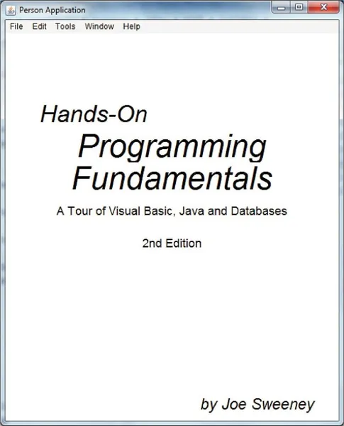 Обложка книги Hands-On Programming Fundamentals, Joseph R Sweeney