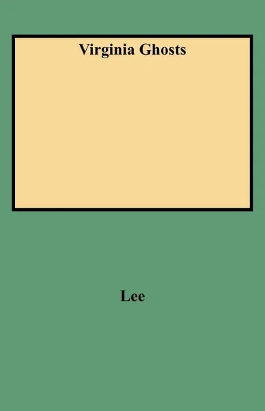 Обложка книги Virginia Ghosts, Jenny Lee