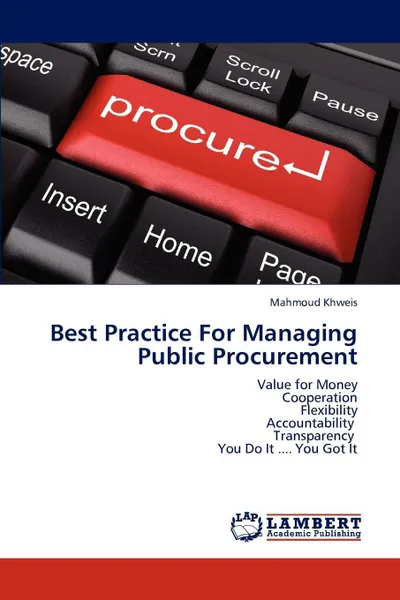 Обложка книги Best Practice For Managing Public Procurement, Mahmoud Khweis