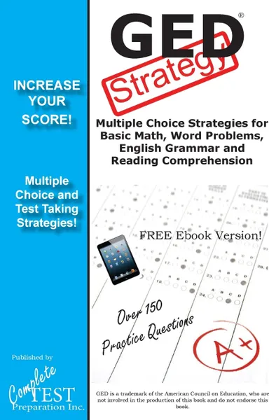 Обложка книги GED Test Strategy. Winning Multiple Choice Strategies for the GED Test, Complete Test Preparation Inc.