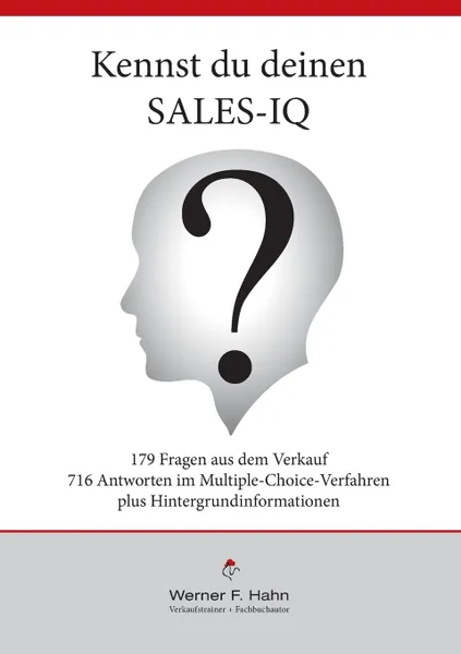 Обложка книги Kennst du deinen Sales-IQ?, Werner F. Hahn