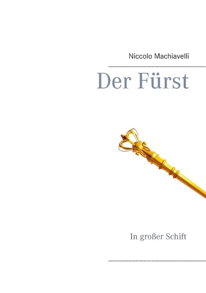 Обложка книги Der Furst, Niccolo Machiavelli