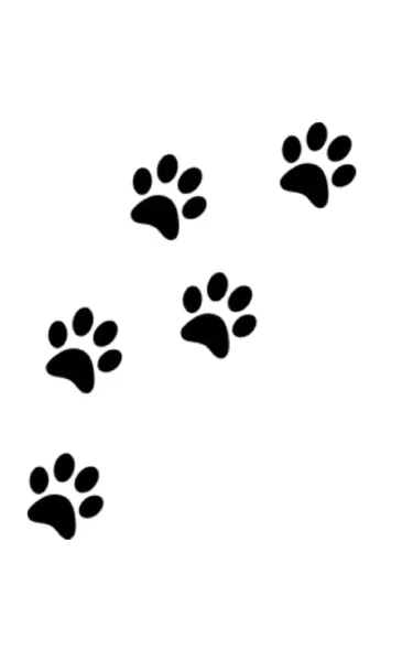 Обложка книги dog  paw print Writing Drawing Journal, Sir Michael Huhn