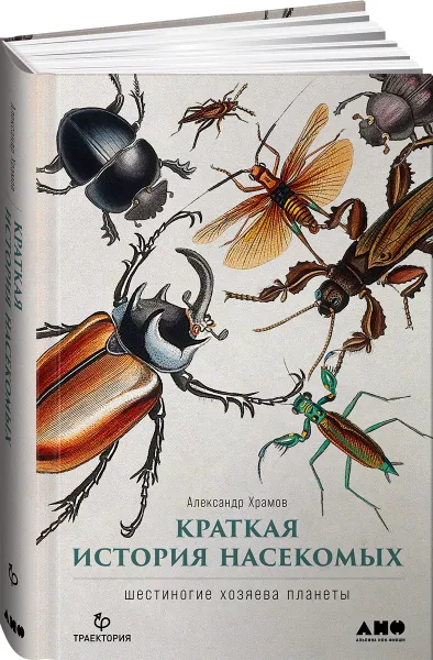 Обложка книги Краткая история насекомых: Шестиногие хозяева планеты, Александр Храмов 