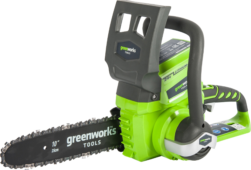 фото Пила цепная аккумуляторная Greenworks G24CSK2