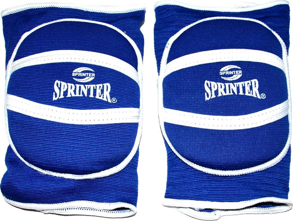 фото Наколенники волейбольные Sprinter полупрофессиональные с уплотненной чашечкой. Размер S, синие