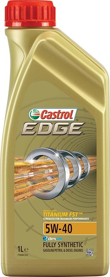 фото Моторное масло CASTROL EDGE Titanium FST, синтетическое, 5W-40, 1 л 157B1B