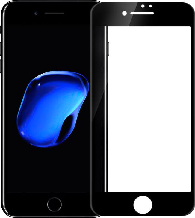 фото Защитное стекло 5D Unipha Full Glue закалённое для Apple iPhone 7 Plus/8 Plus, чёрное Glass unipha