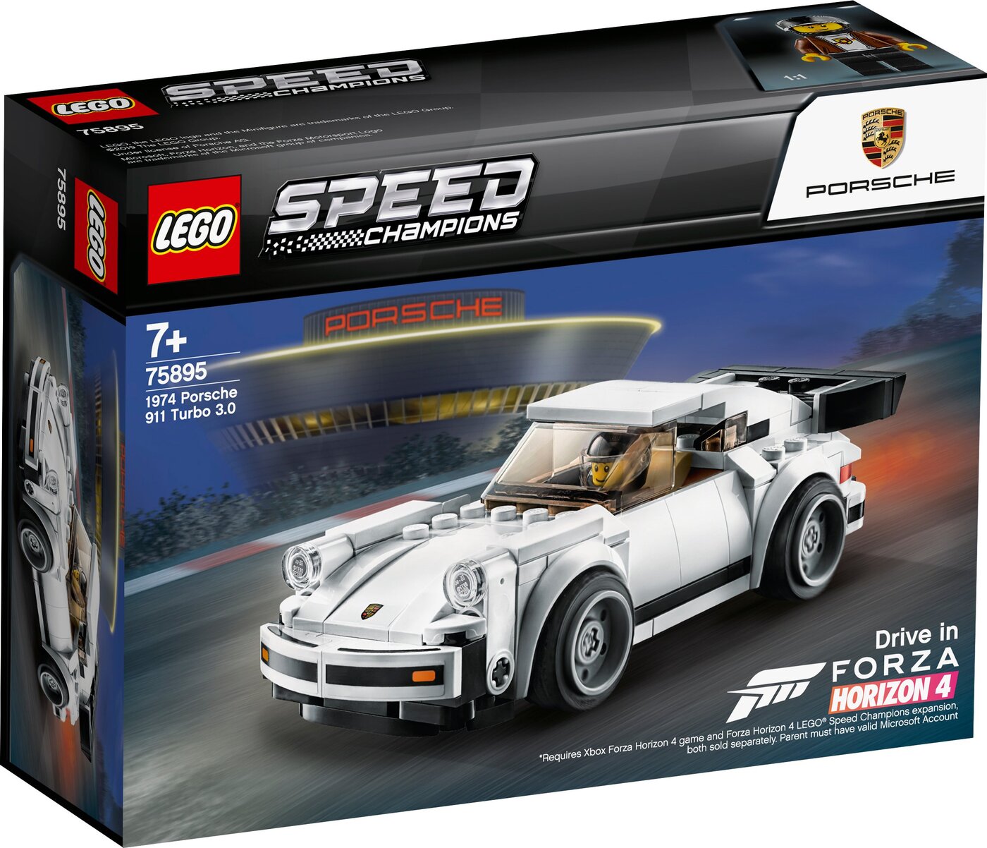 Конструктор Скоростные чемпионы 1974 Porsche 911 Turbo 3.0 (Lego 75895) -  купить с доставкой по выгодным ценам в интернет-магазине OZON (592438614)