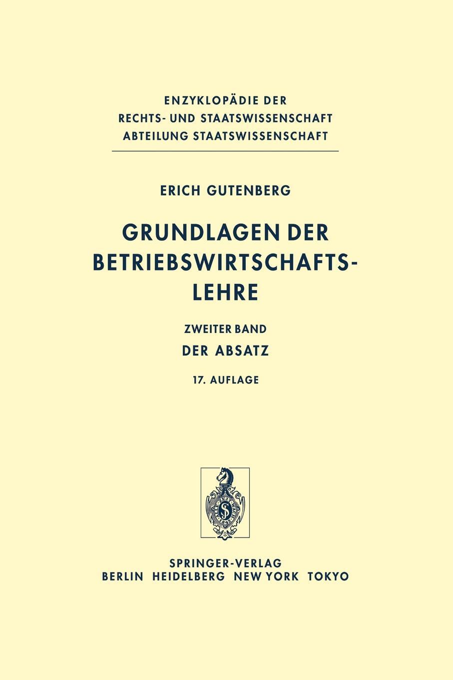 фото Grundlagen der Betriebswirtschaftslehre. Band 2: Der Absatz