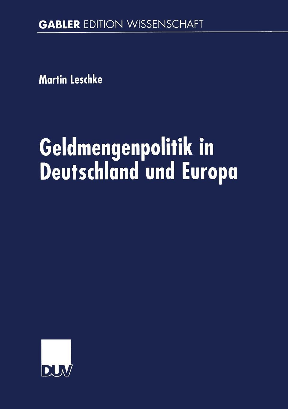 фото Geldmengenpolitik in Deutschland und Europa