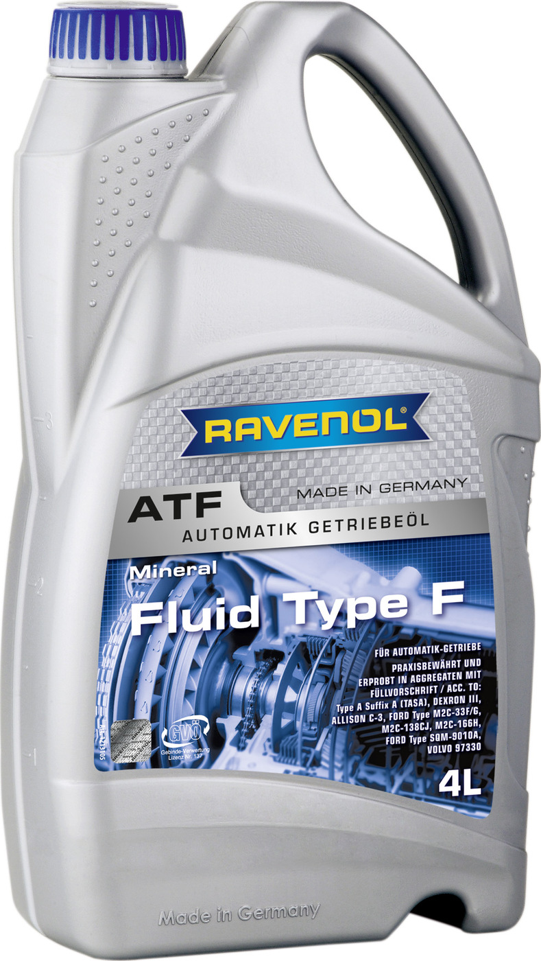 фото Трансмиссионное масло RAVENOL ATF Fluid Type F (4л) new