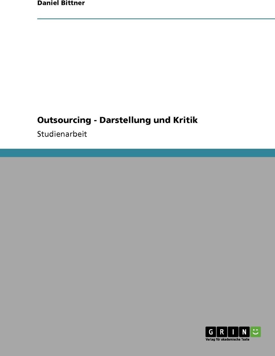 фото Outsourcing - Darstellung und Kritik