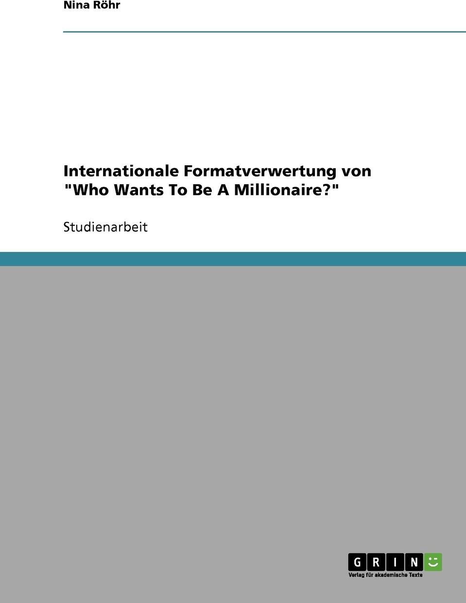 фото Internationale Formatverwertung von "Who Wants To Be A Millionaire?"