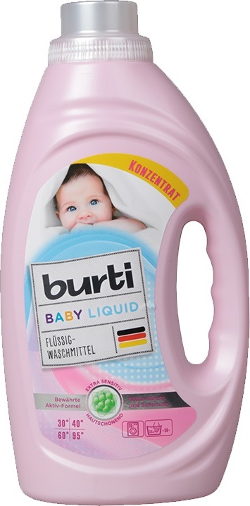 фото Жидкое средство для стирки детского белья BURTI BABY LIQUID 1,45 л.