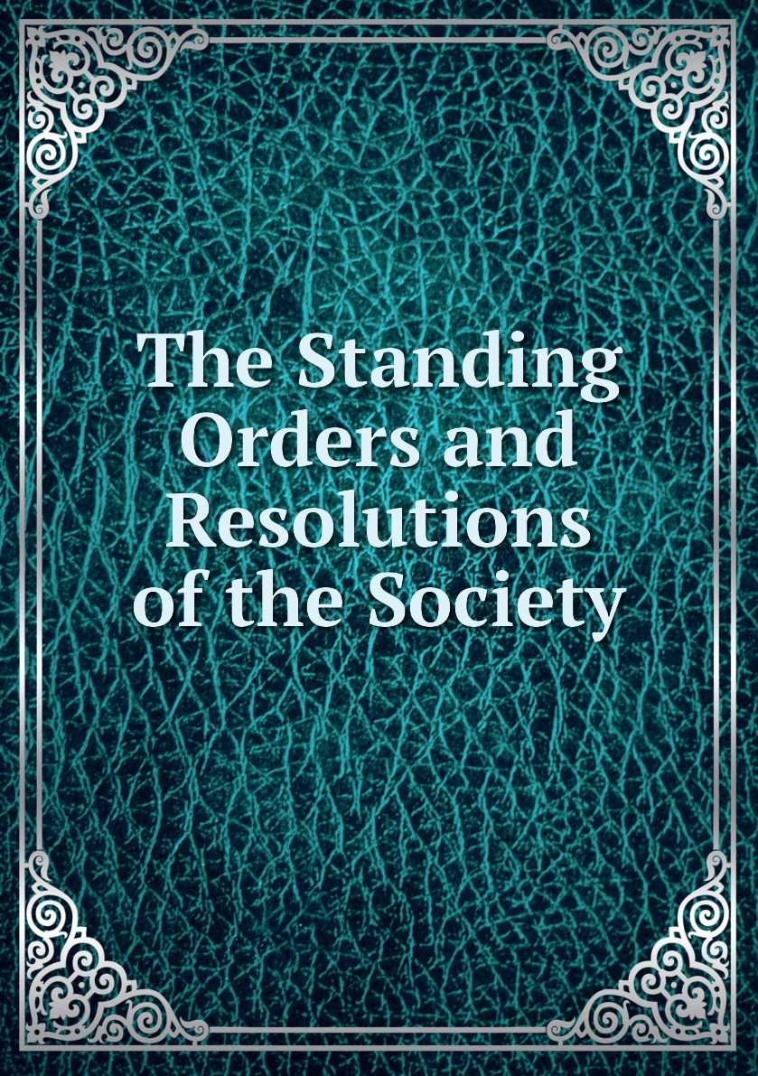 Standing order. The Society книга.