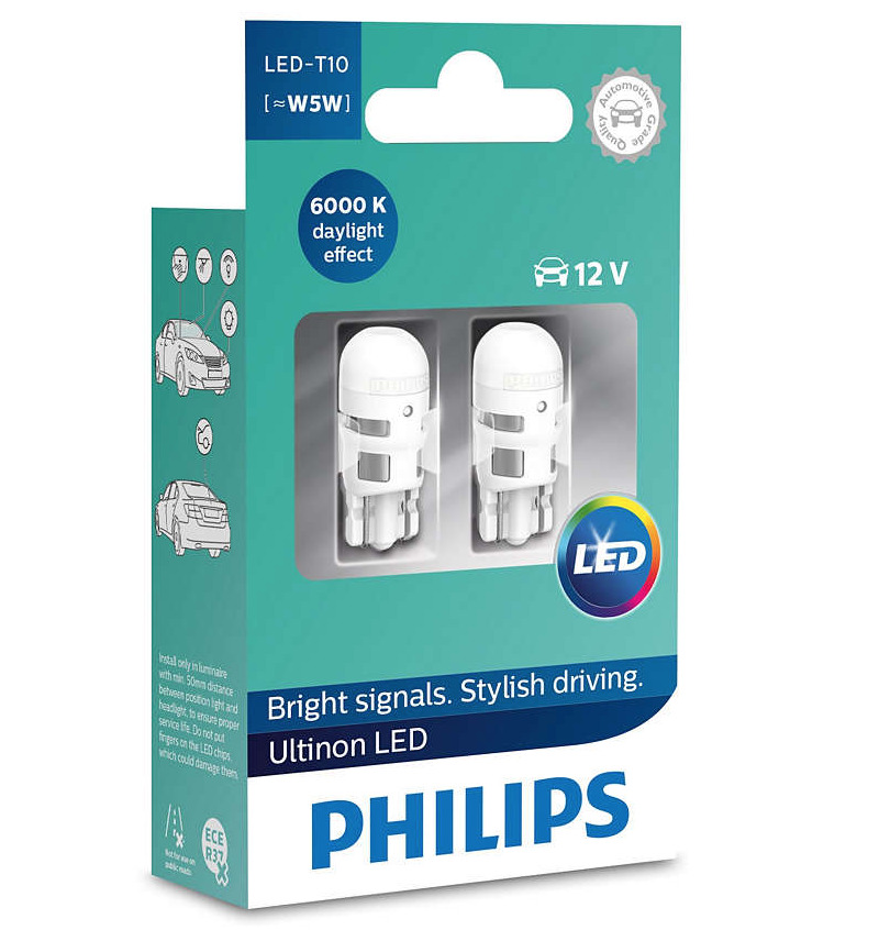 Philips W5W Led – купить автосвет на OZON