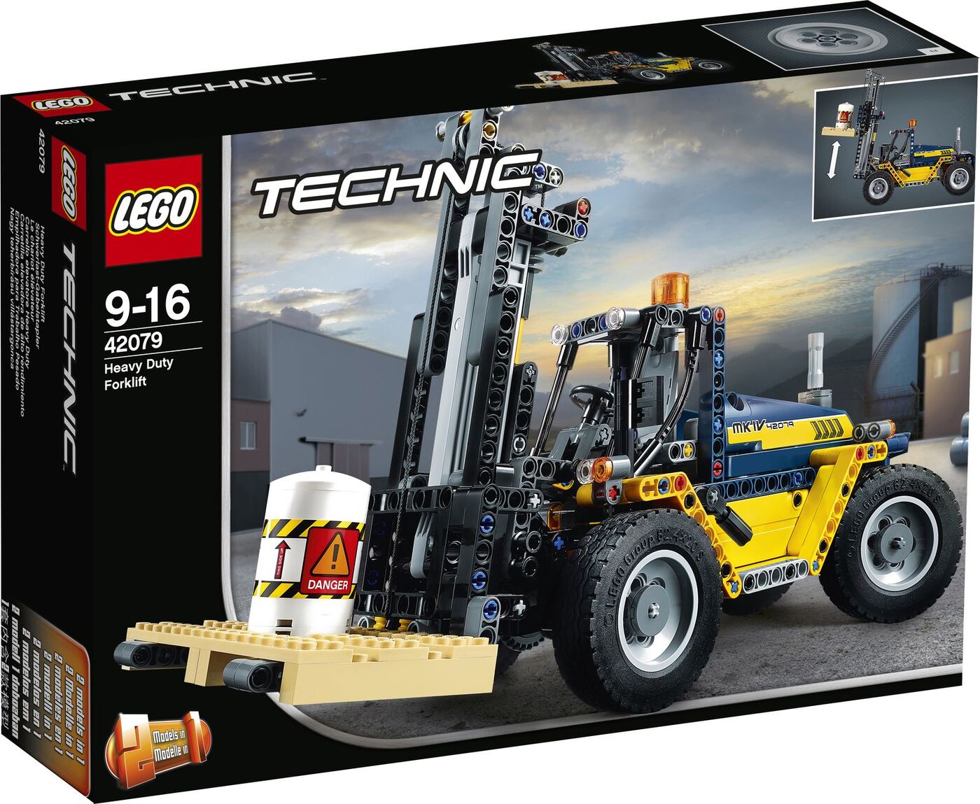 Конструктор LEGO Technic 42079 Сверхмощный вилочный погрузчик - купить с  доставкой по выгодным ценам в интернет-магазине OZON (179964539)