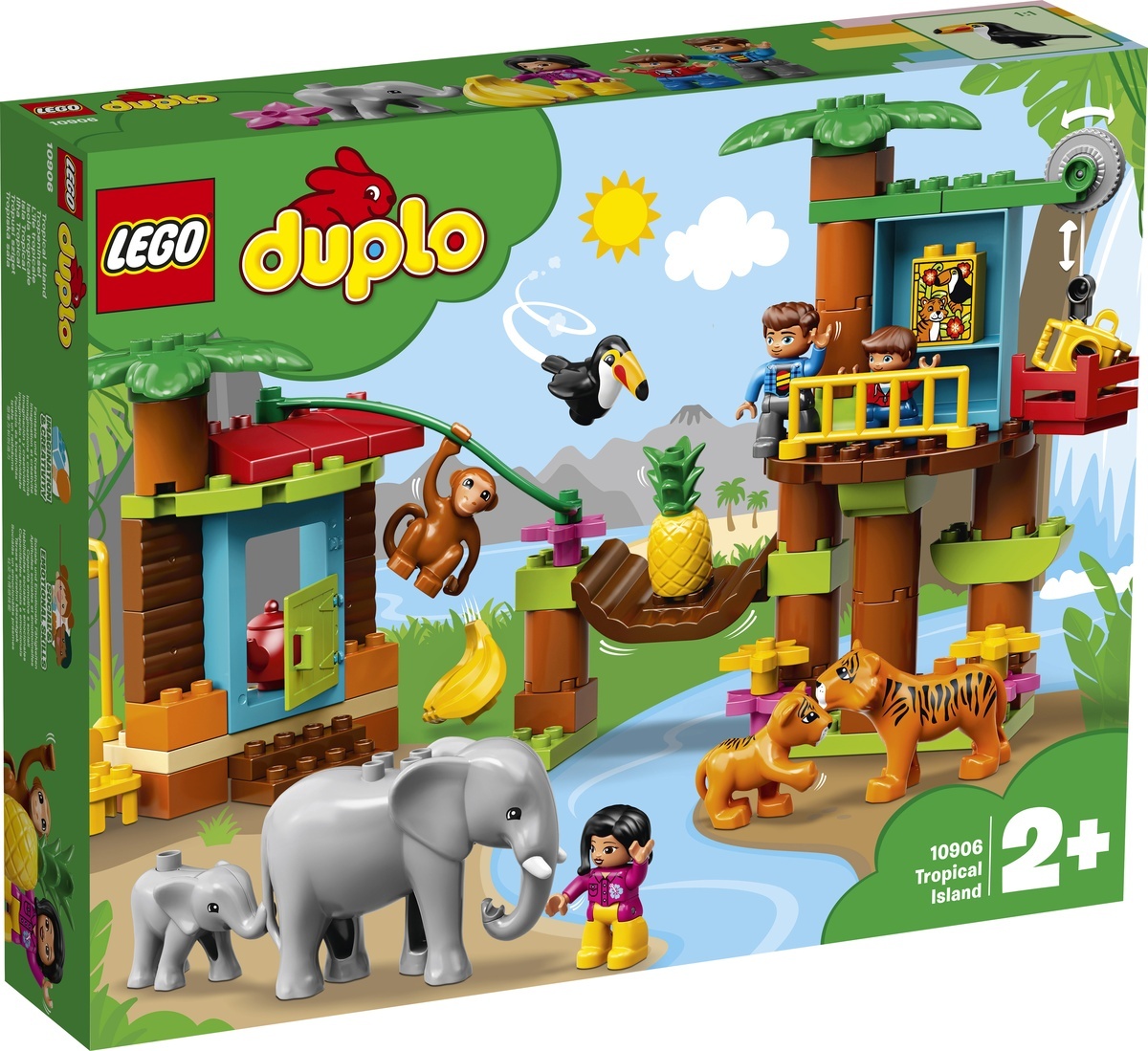 Конструктор LEGO DUPLO 10906 Тропический остров - купить с доставкой по  выгодным ценам в интернет-магазине OZON (181190797)