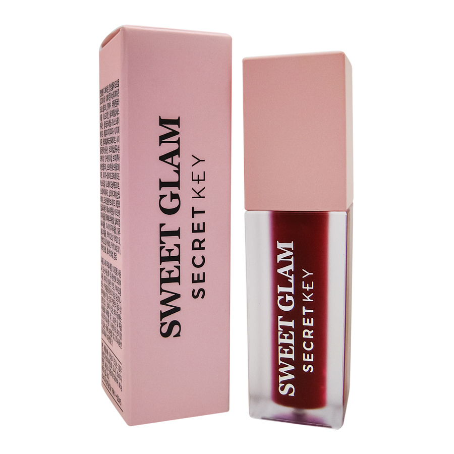 Glam velvet. Купить вельветовый тинт для губ - Sweet Glam Velvet Tint № 05 Deep Cherry - Secret Key - 5 г..