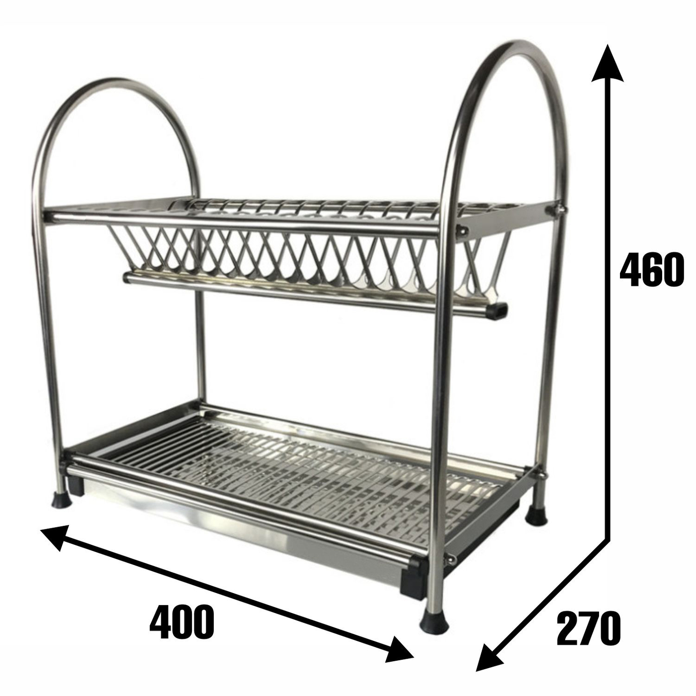 Сушилка для посуды из нержавеющей стали. ЛК 5023652 сушилка для посуды Loft. Сушка двухуровневая с поддоном, нержавеющая сталь, 500x240 мм (SS 500). Сушилка для посуды Rotho. Сушилка для посуды 2-х ур. 400мм с поддоном, нержавеющая сталь.