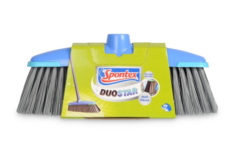 Щетка пластмассовая с синтетическим волокном SPONTEX Duostar Broom 30см