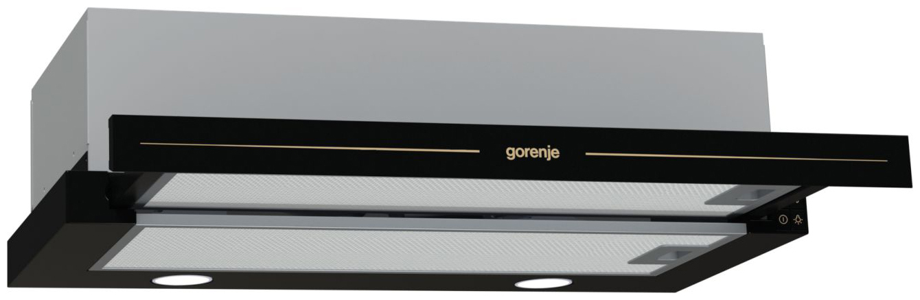 Вытяжка встраиваемая в шкаф 60 см gorenje bhp62clb