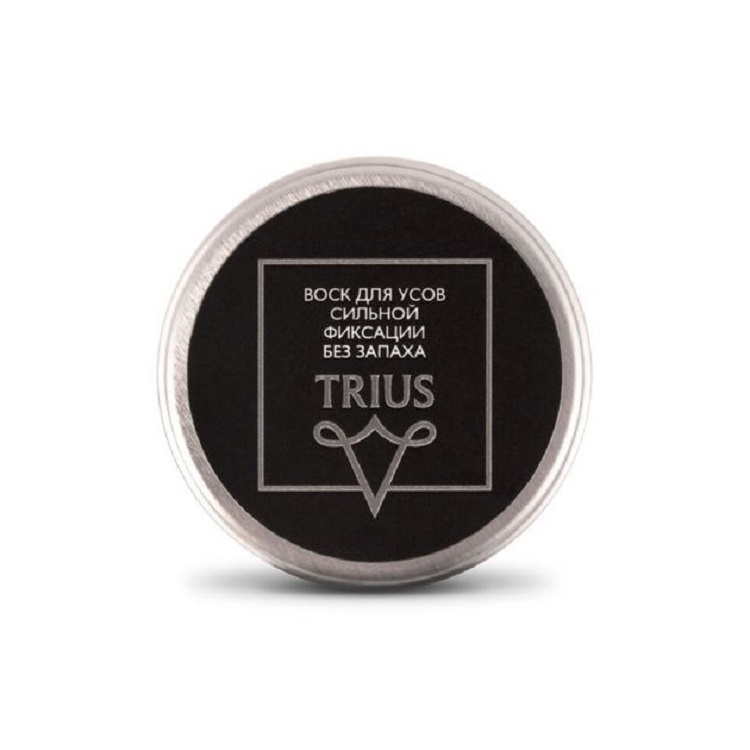 Триус питающий воск для усов сильной фиксации Без запаха 15 мл Trius Moustache Wax