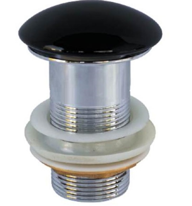 Донный клапан для раковины CeramaLux RD 018 без перелива черный купить ...