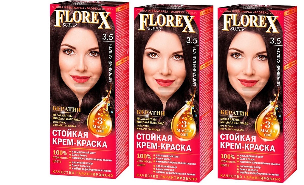 Краска для волос florex каштан