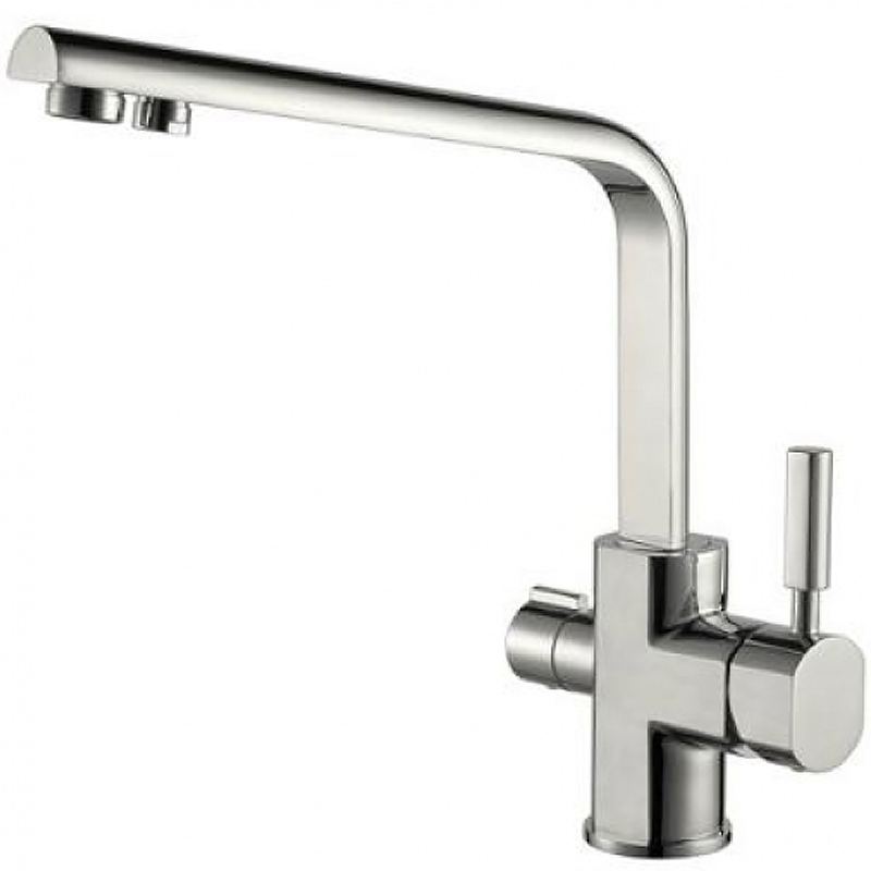 Смеситель для кухни под фильтр Kaiser Decor Silver (серебро) 40144-5 ...