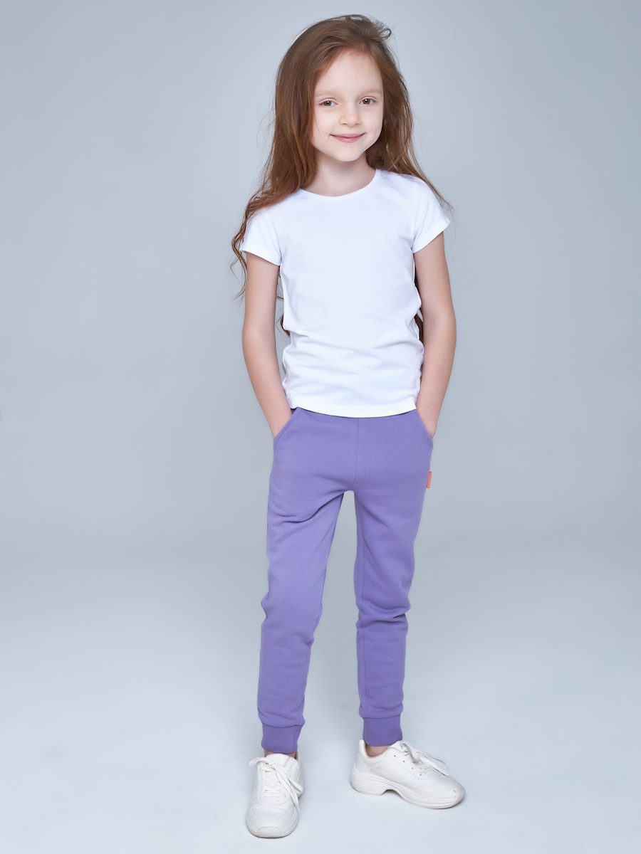 Брюки девочке 6 лет. Брюки kogankids синий, р.146.