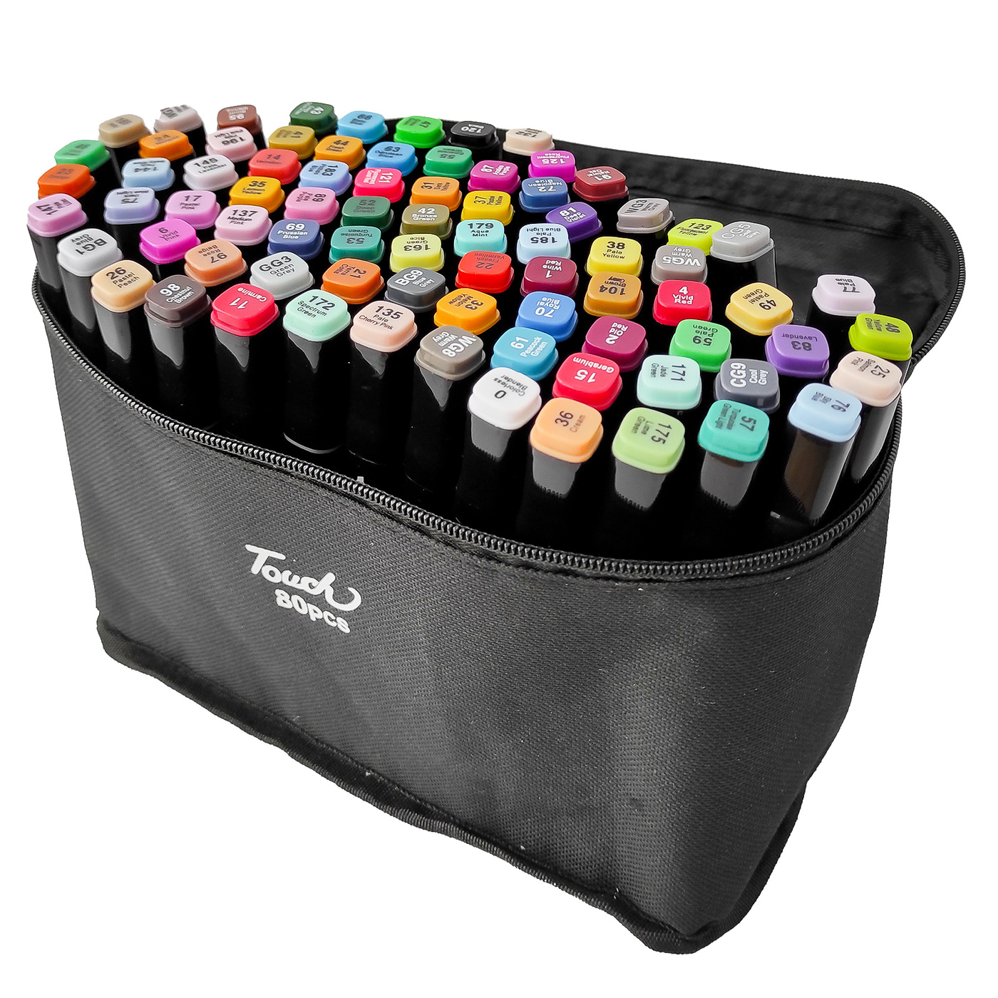  профессиональных двухсторонних маркеров для скетчинга 80 цветов в .