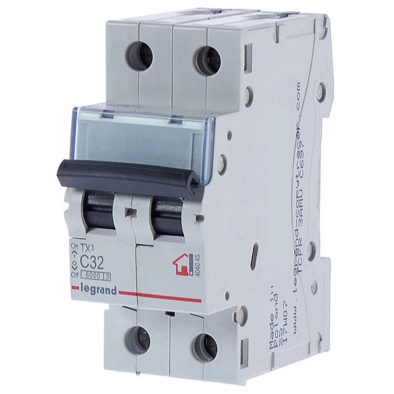 Купить Автоматический модульный выключатель (2П, 32A, тип расцепления C ...