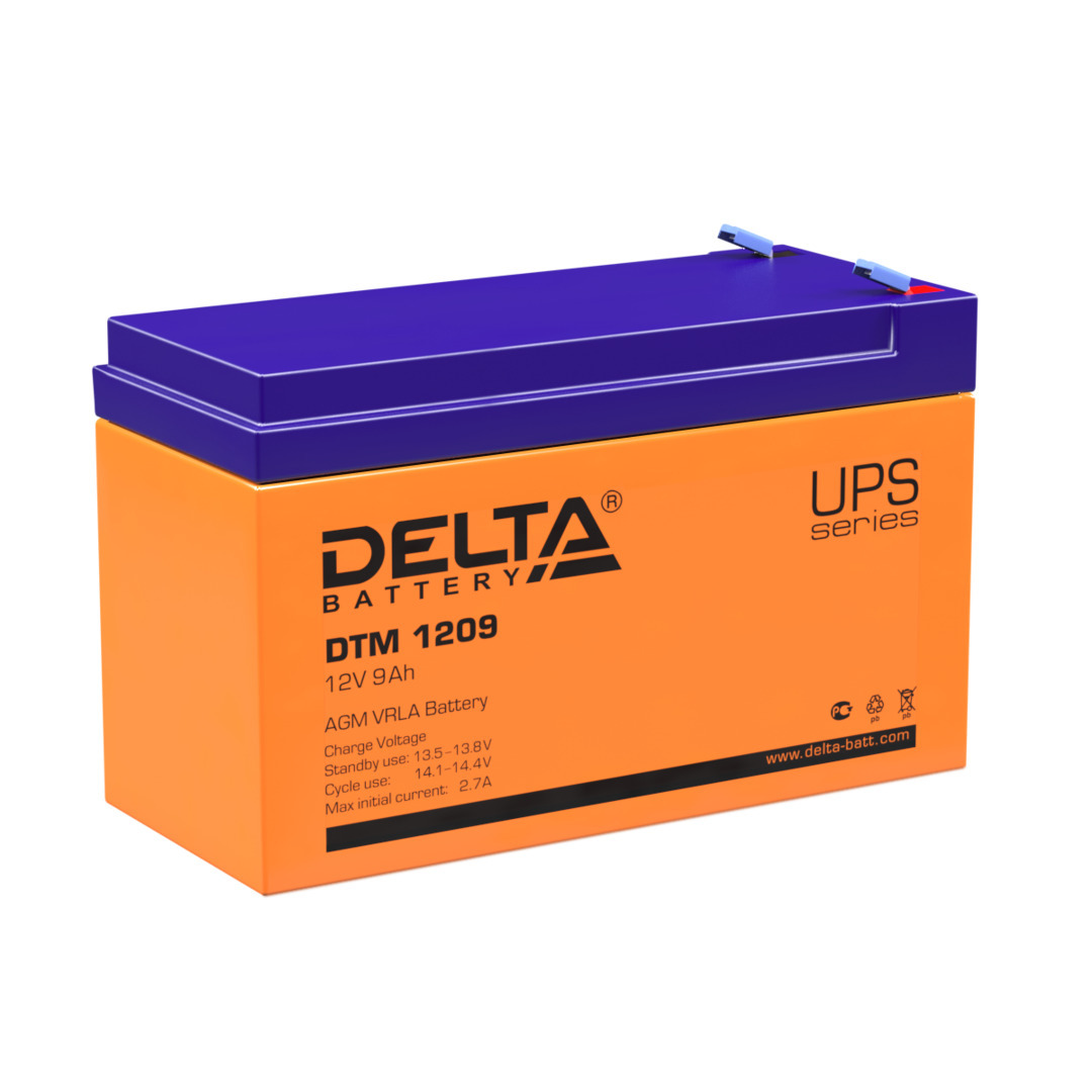  батарея Delta DTM 1209 (12V / 9Ah) —  в интернет .